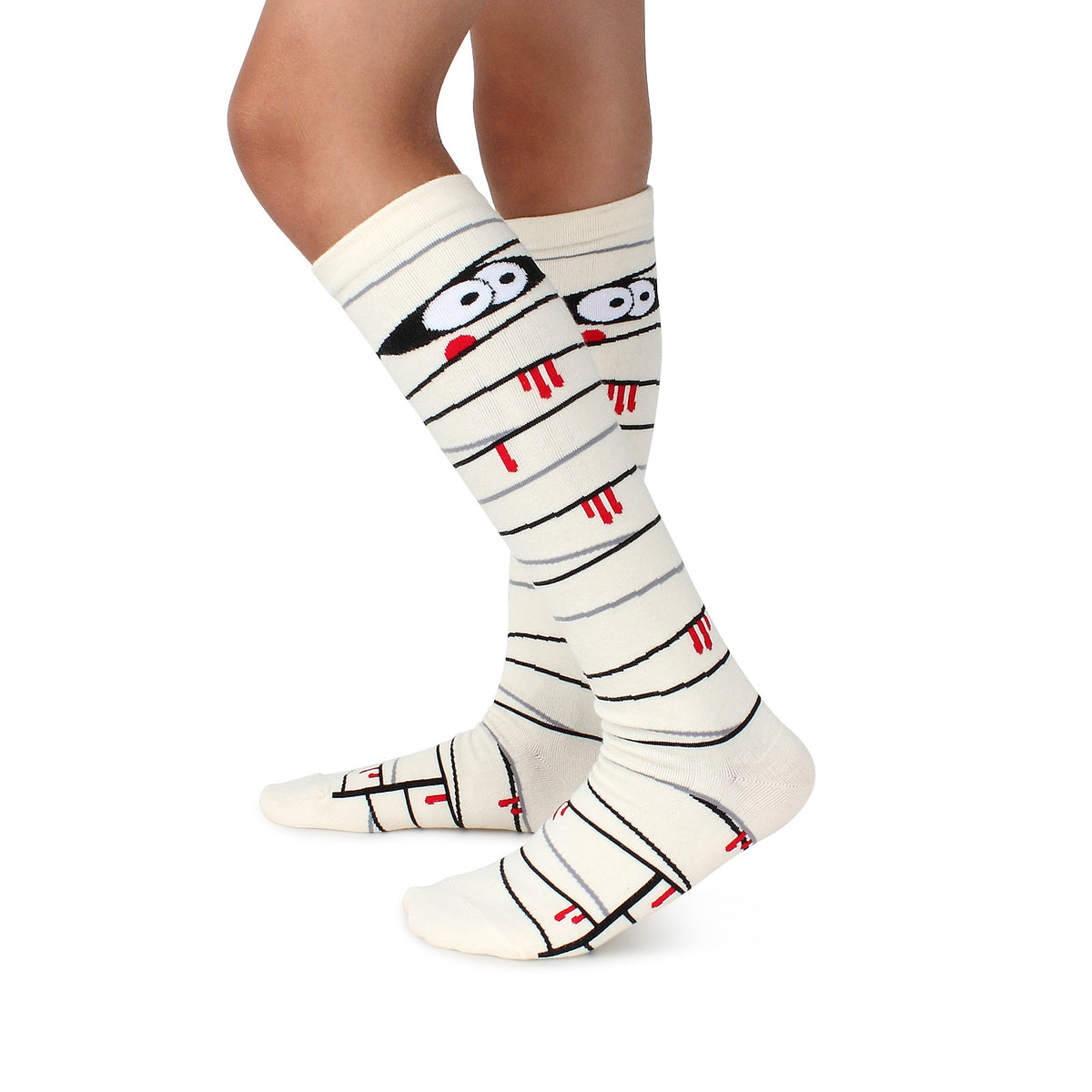 Halloween Ghost Spooky Night knee socks – intypesocks