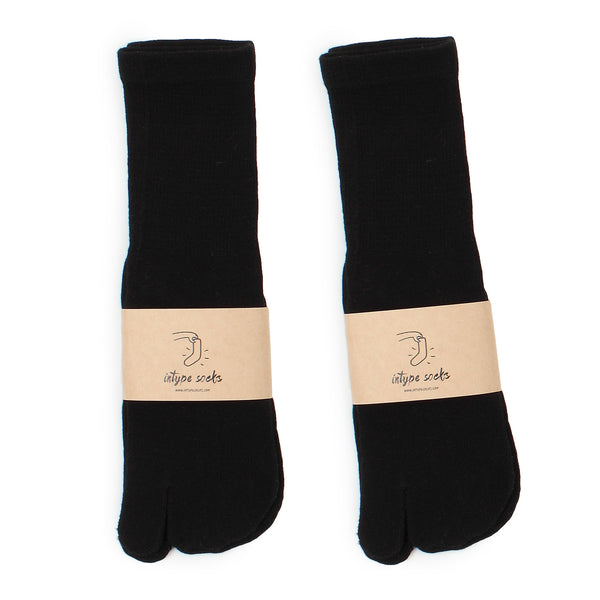 Women Flip Flop Crew Socks Geta Japanese Tabi Style YH17 - intypesocks