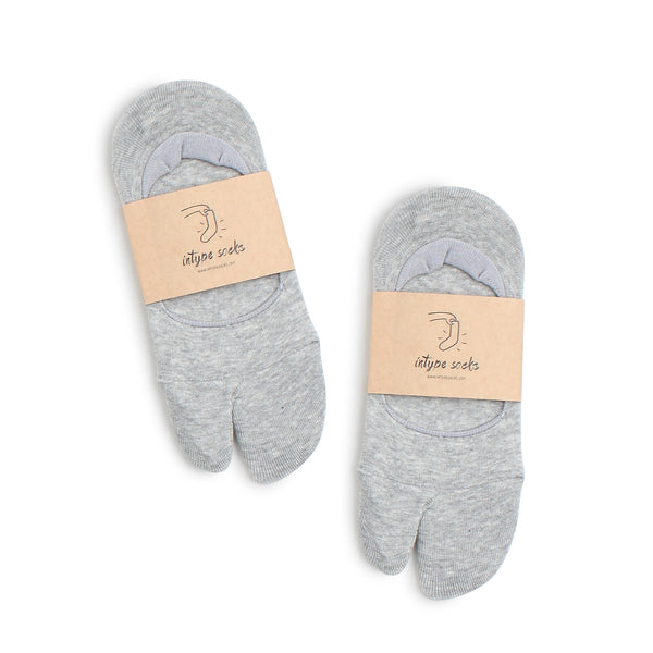 Women Flip Flop No Show Socks (4 Pairs) Geta Japanese Tabi Style XD14 - intypesocks