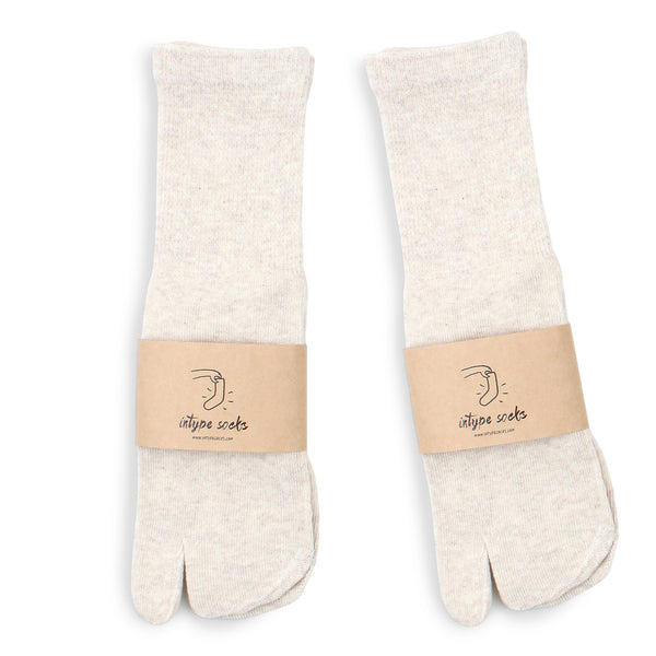 Women Flip Flop Crew Socks Geta Japanese Tabi Style YH17 - intypesocks