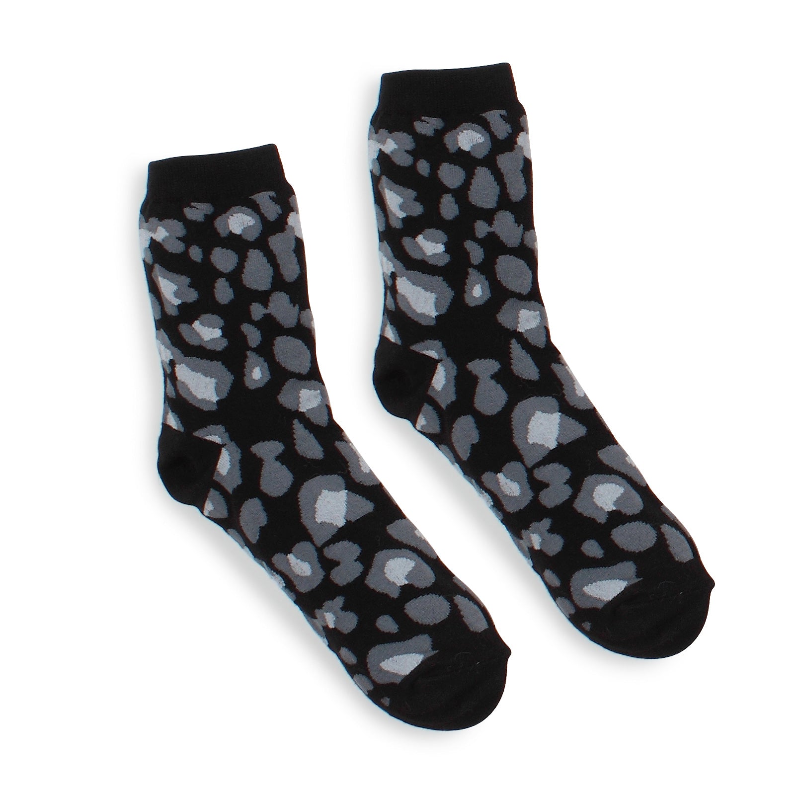 Leopard Cotton Crew Socks Kitten Paw (5 pairs) AN15 - intypesocks