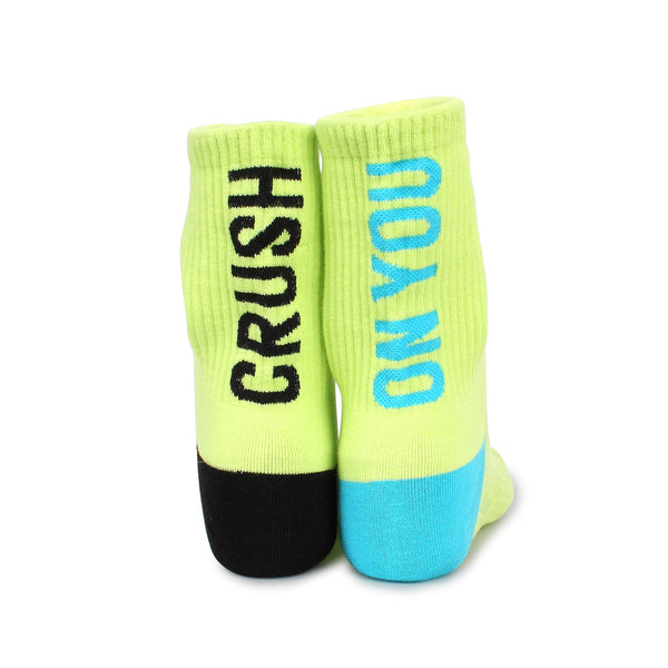 Crush for U Rugby Ribbed Street Fashion Socks (Crew 5pairs) AO15 - intypesocks