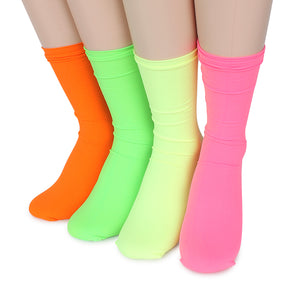 Neon street fashion stocking women ribbed high socks YG14