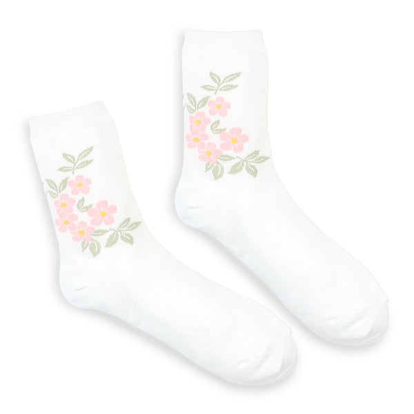 Blossom Flower point cotton women Socks HH14