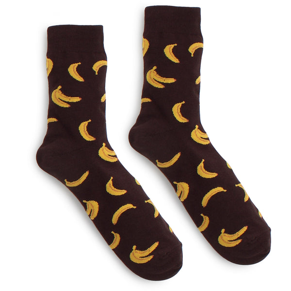 Men's Unique Pattern Socks Banana Beer Potato Egg MJ14 - intypesocks