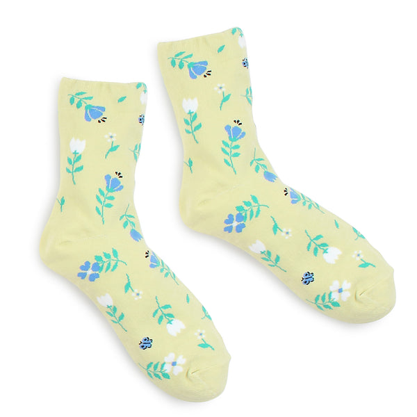 Spring Flower Pattern women Socks OC14