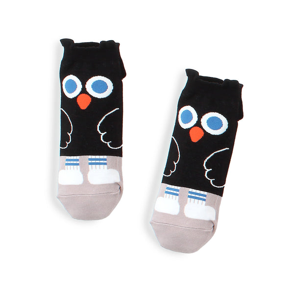 Funny birds printing ankle socks (5 Pairs) PK15 - intypesocks