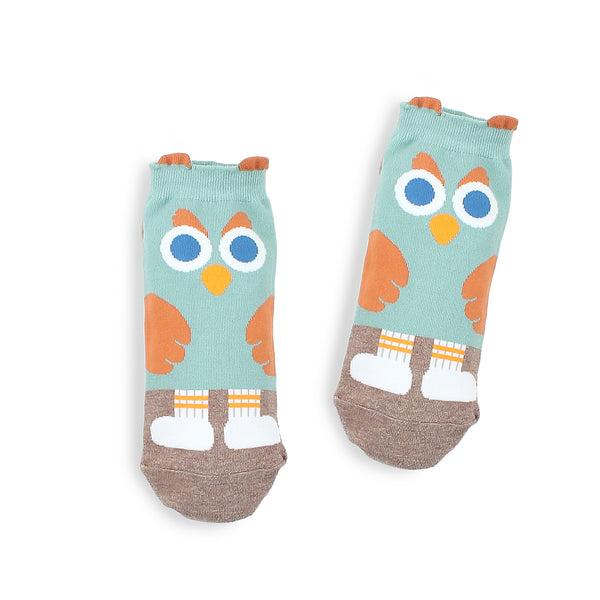 Funny birds printing ankle socks (5 Pairs) PK15 - intypesocks